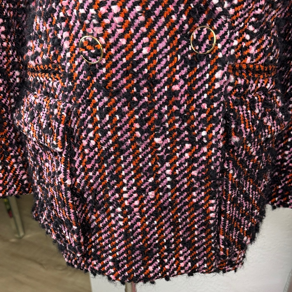 NWT Ralph & Russo Archival Tweed Blazer Pink Black Quiet Luxury FW20 Size‎ 38 4 - Picture 8 of 14